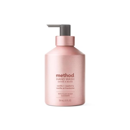 METHOD Vanilla & Raspberry Scent Gel Hand Wash 12 oz 327629